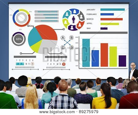 Bar Graph Chart Data Information Inforgraphic Report Concept
