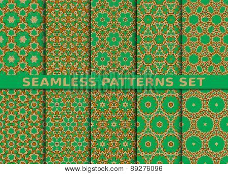 Set of seamless patterns