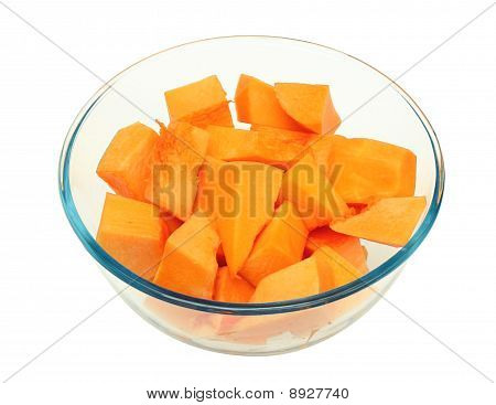 En Butternut græskar klar til at koge
