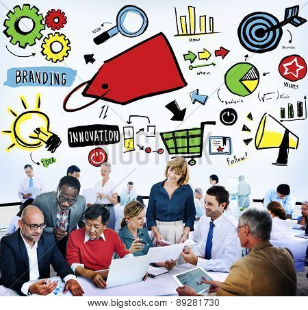 Branding Marketing Advertising Identity Business Trademark Concept