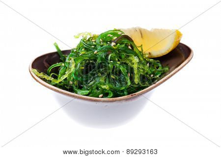 Seaweed salad Goma Wakame with nut sauce