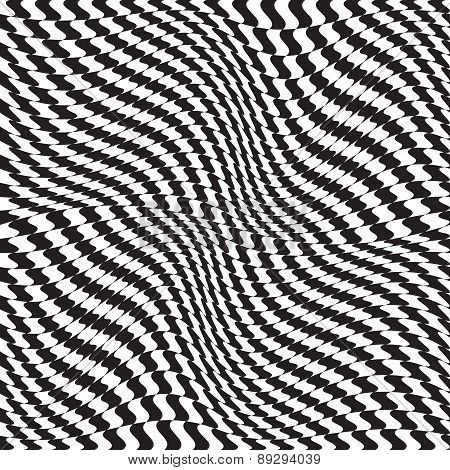 Optical illusion geometric background