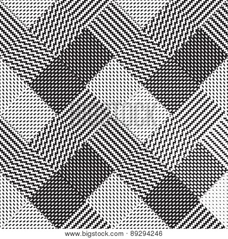Black and white background, cloth vector pattern