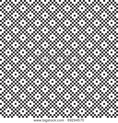 Black and white pixel seamless pattern.