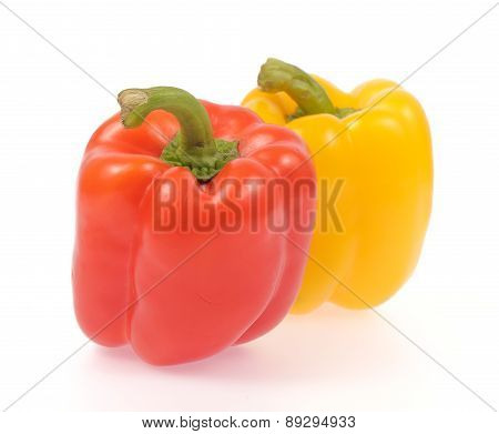 bell pepper isolated on white background