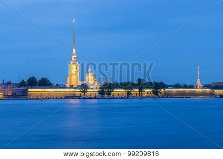 Peter And Paul Fortress At St.petersburg, Russia