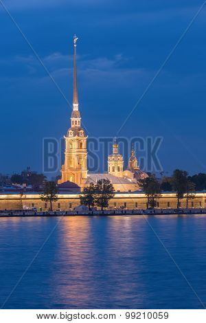 Peter And Paul Fortress At St.petersburg, Russia