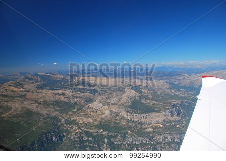 Aerial view of the Mediterranean, French Riviera, Cote d'azure