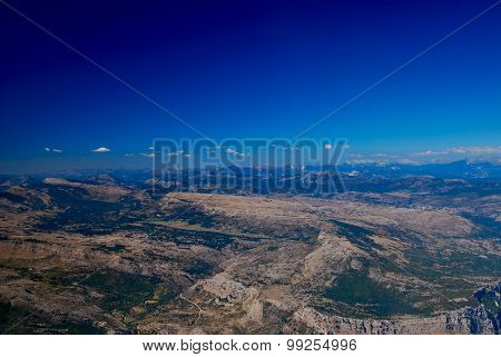 Aerial view of the Mediterranean, French Riviera, Cote d'azure