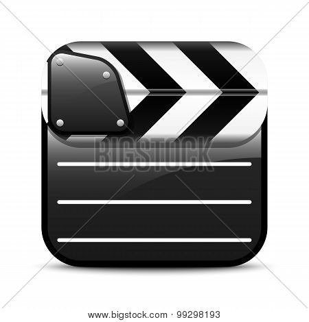 Vector Clap Board Icon
