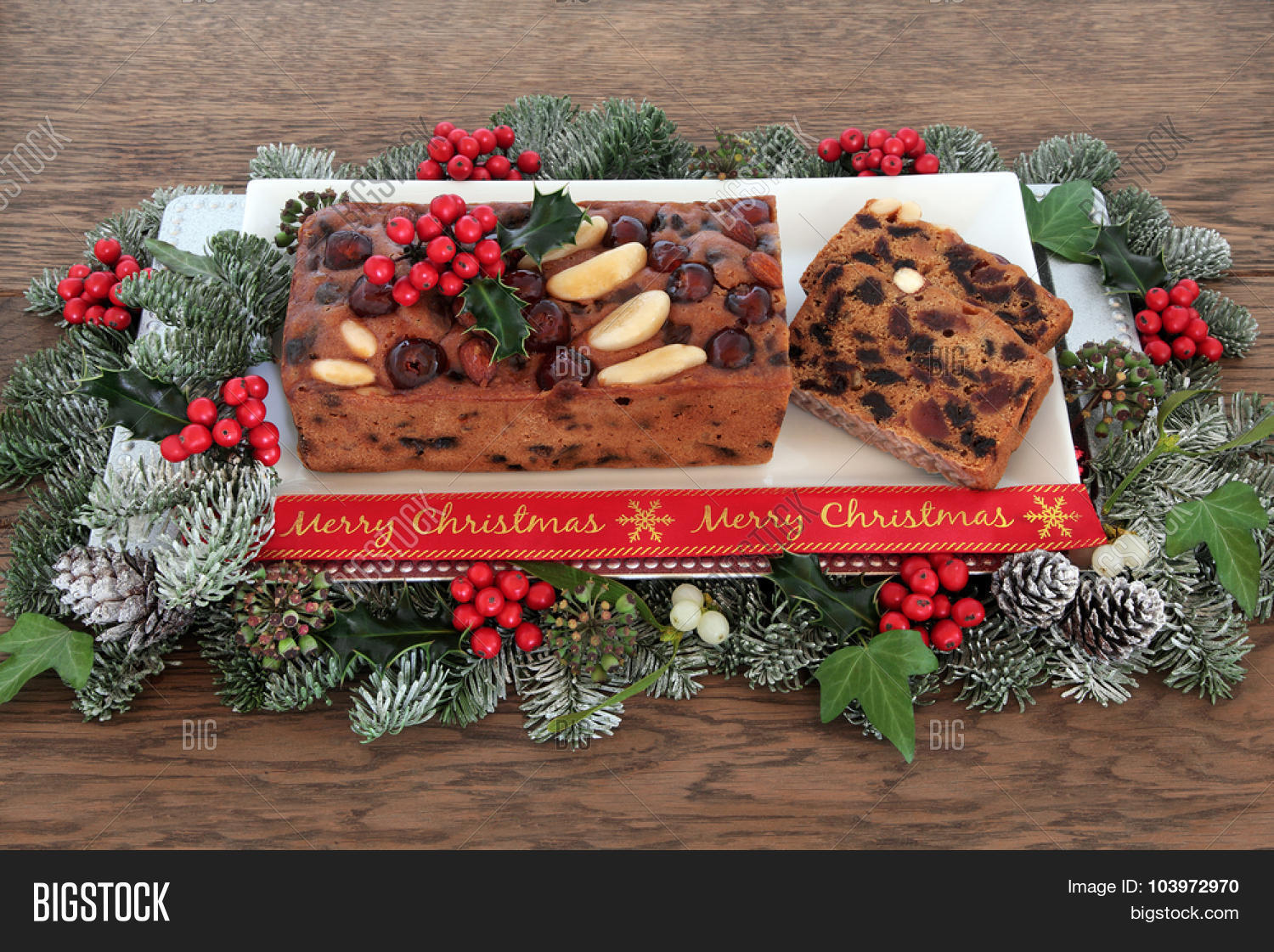 Genoa Cake Slices Image & Photo (Free Trial) Bigstock