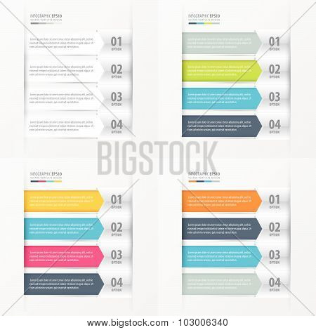 Modern Infographics Banner Set