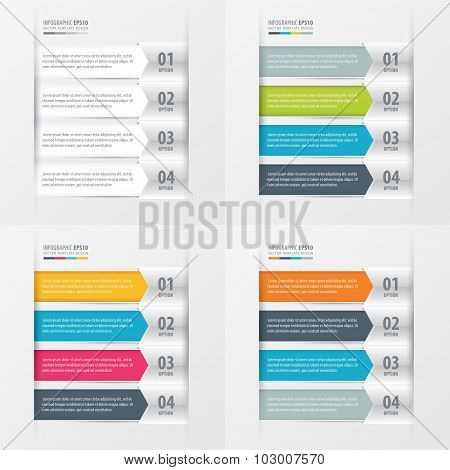 Modern Infographics Banner Set