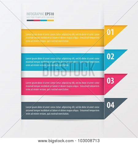 The Triangle Modern Infographics Banner.