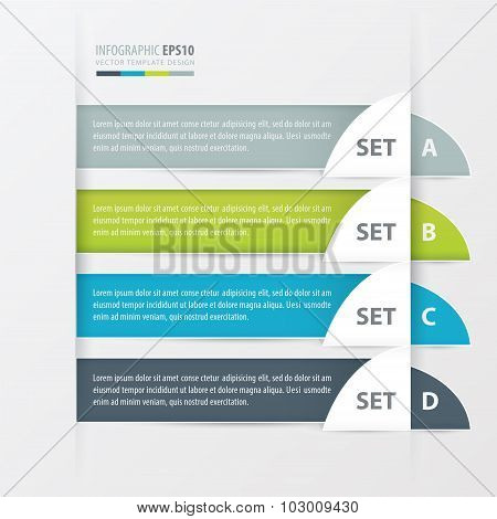 Semicircle Modern Infographics Banner.