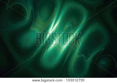 Neon ghosts - in dark jade color.