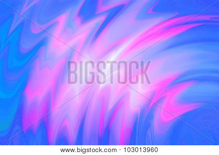 Neon ghosts - in fuchsia and light blue colors.