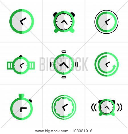 Fruit Icons Set, Vector Design