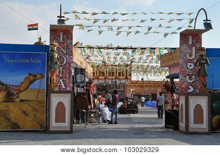 India pavilion at Global Village in Dubai, UAE
