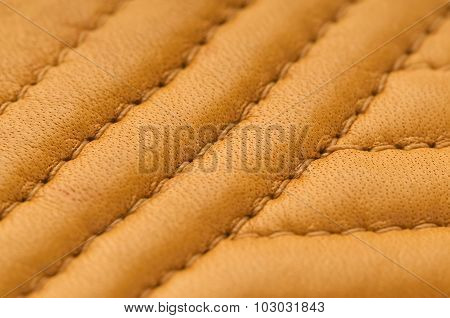 natural brown leather texture macro
