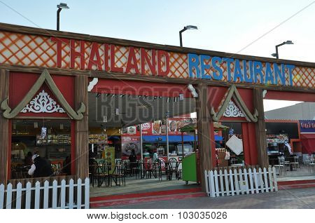 Thailand pavilion at Global Village in Dubai, UAE