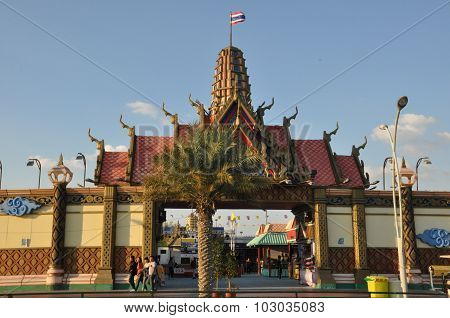 Thailand pavilion at Global Village in Dubai, UAE