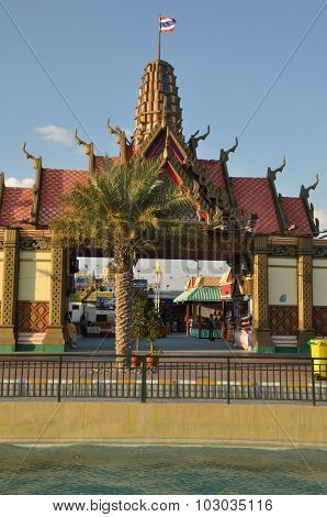 Thailand pavilion at Global Village in Dubai, UAE