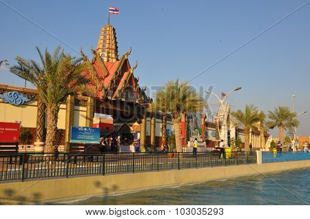 Thailand pavilion at Global Village in Dubai, UAE