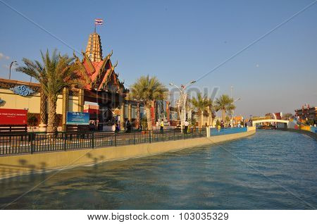 Thailand pavilion at Global Village in Dubai, UAE
