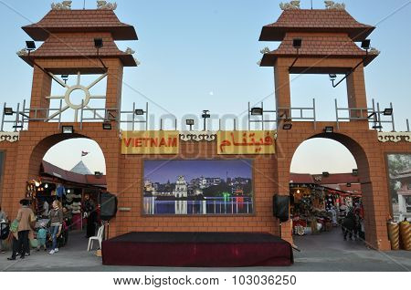 Vietnam pavilion at Global Village in Dubai, UAE
