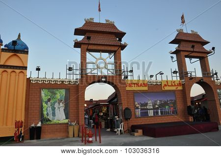 Vietnam pavilion at Global Village in Dubai, UAE