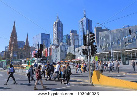 Melbourne cityscape Australia