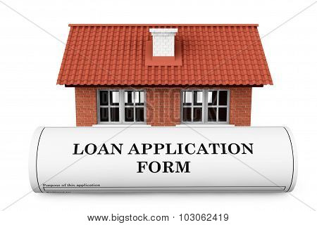 Loan Application Form With House