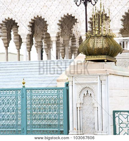 The   Chellah  In Morocco Africa       Old Roman Deteriorated Monument And Site