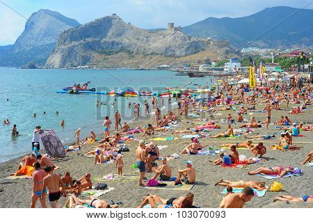 Sudak Beach, Crimea