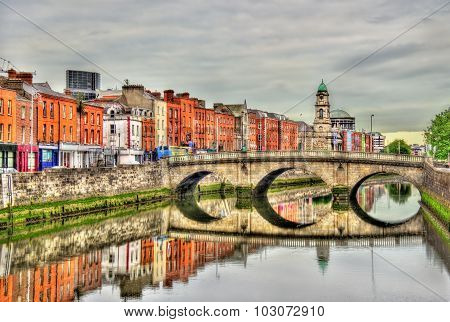 View Of Mellows Bridge In Dublin - Ireland