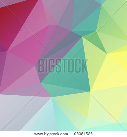 Abstract geometric triangular background