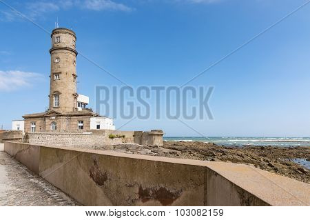 The Old Lighthouse Of Barfleur, France, Normandy 2015