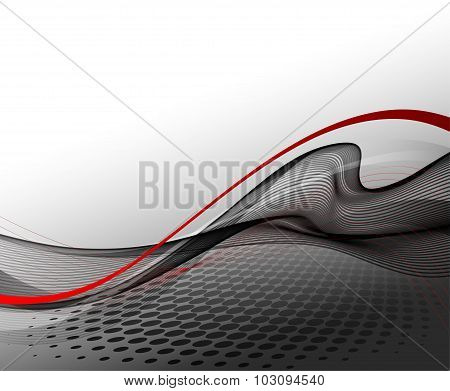 Abstract wave background
