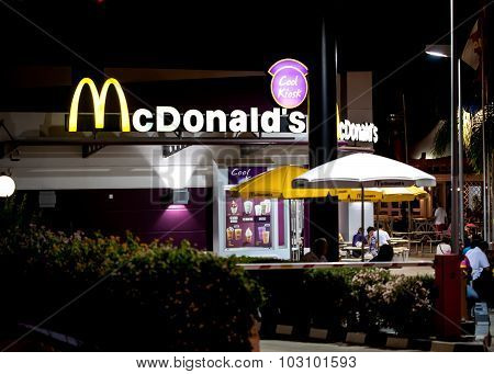 McDonald's Restaurant in Protaras, Cyprus