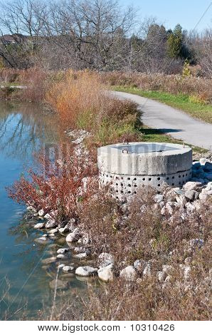 Stormwater Management System perforált konkrét cső