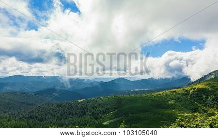 View From The Mountain Goverla