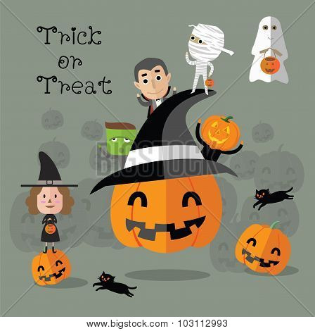 happy halloween eps10 format