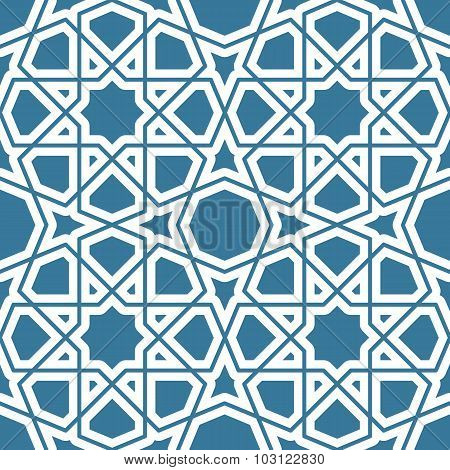 Seamless Geometric Tiling Pattern