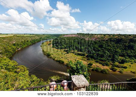 Tropical river Chavon