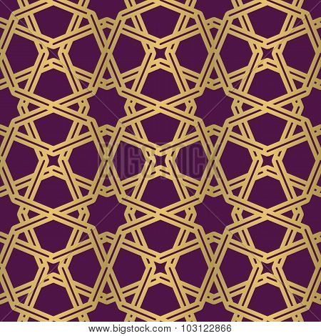 Seamless Geometric Tiling Pattern