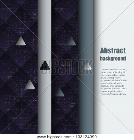 Brochure template with abstract background.