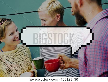 Speech Bubble Message Annouce Communicate Chat Concept