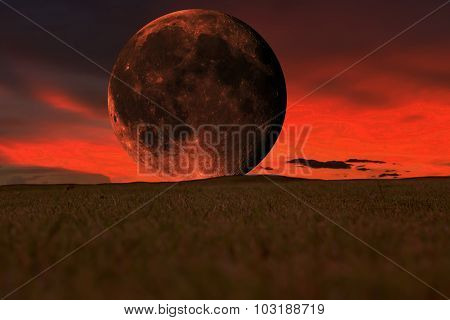 Super blood moon