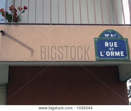 Paris Rue De Lorme